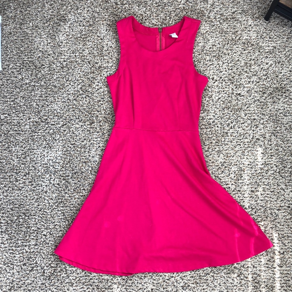 Hot Pink Skater Dress